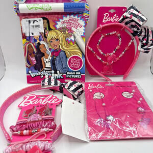 Little Girl's Barbie Hair Jewelry Accessory Imagine Ink Book Headband Bundle NWT